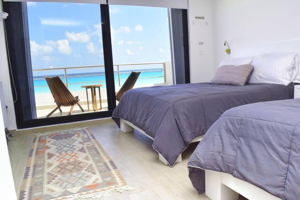 Ocean Front Villa Marlin, Best Location In Hotel Zone #109 Cancún Kültér fotó